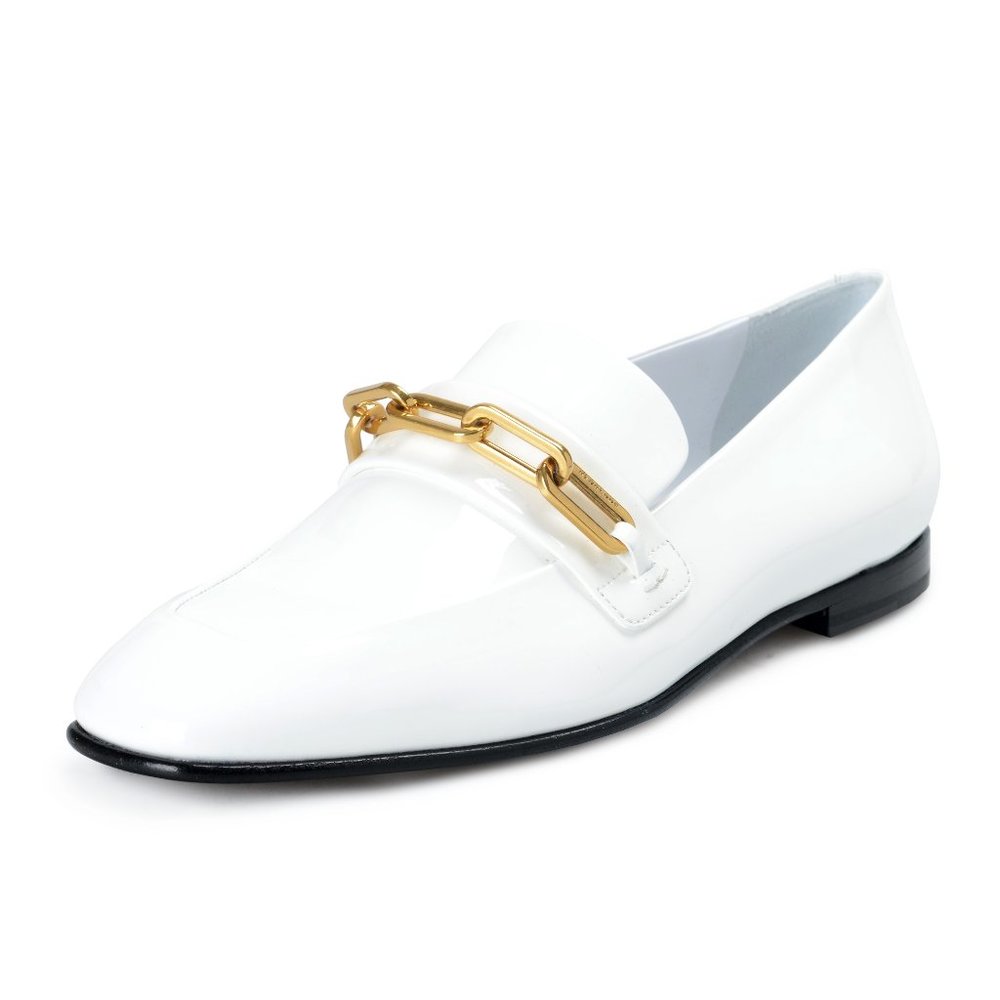 Burberry London CHILLCOT Patent Leather Loafers